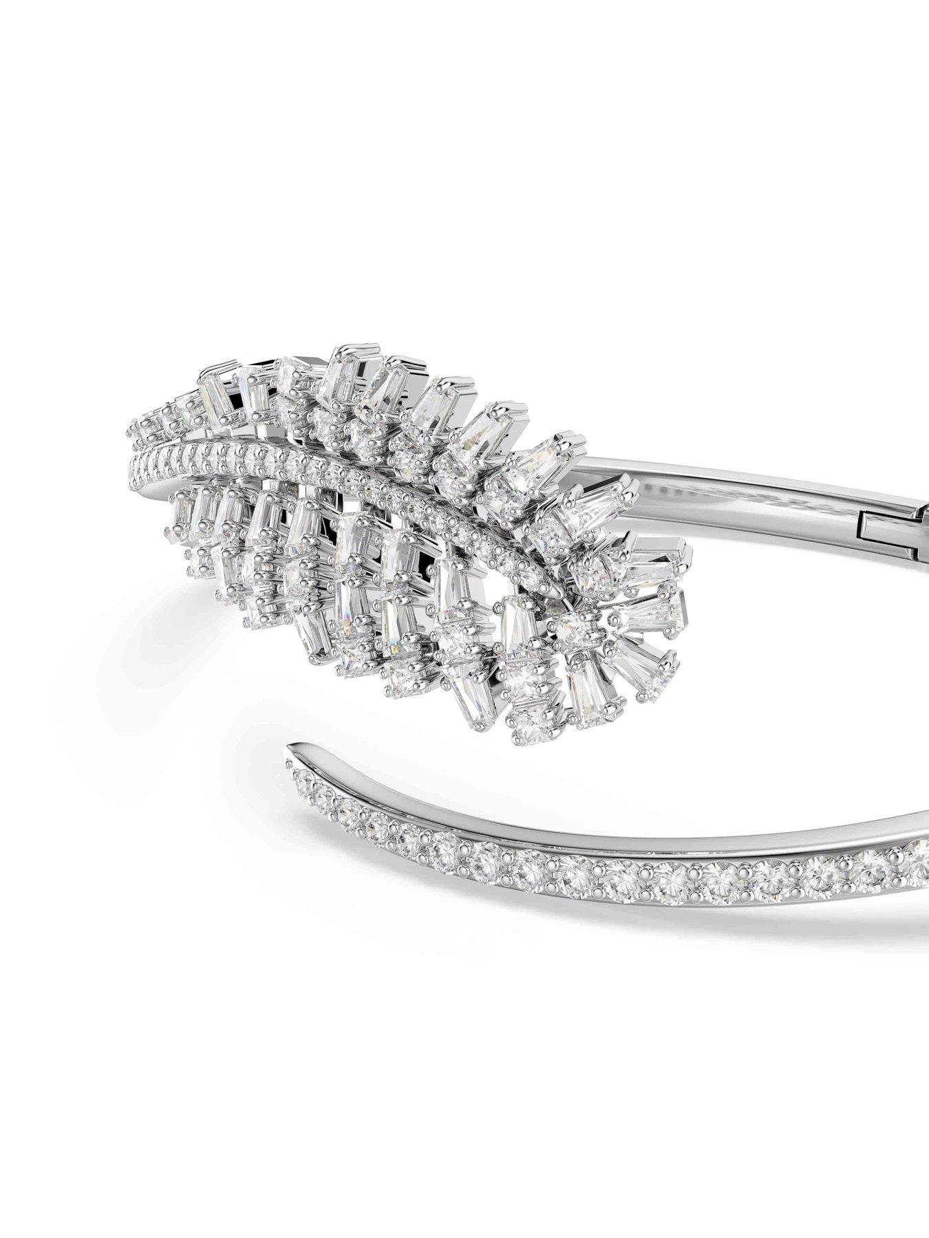 Image 3 of 5 of Swarovski Vienna Bangle - Silver