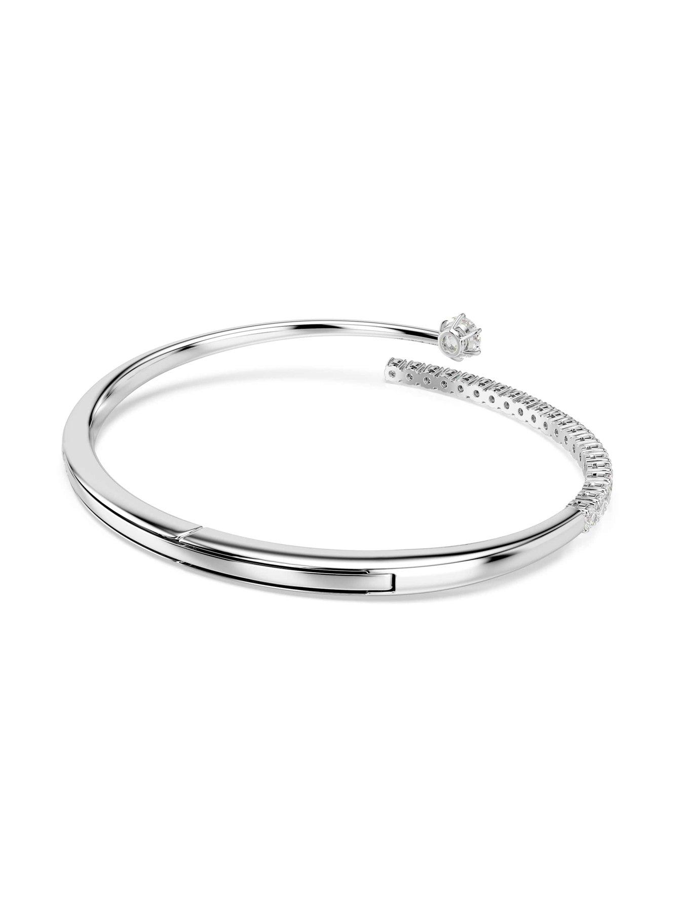 Image 5 of 5 of Swarovski Matrix Bangle - Silver