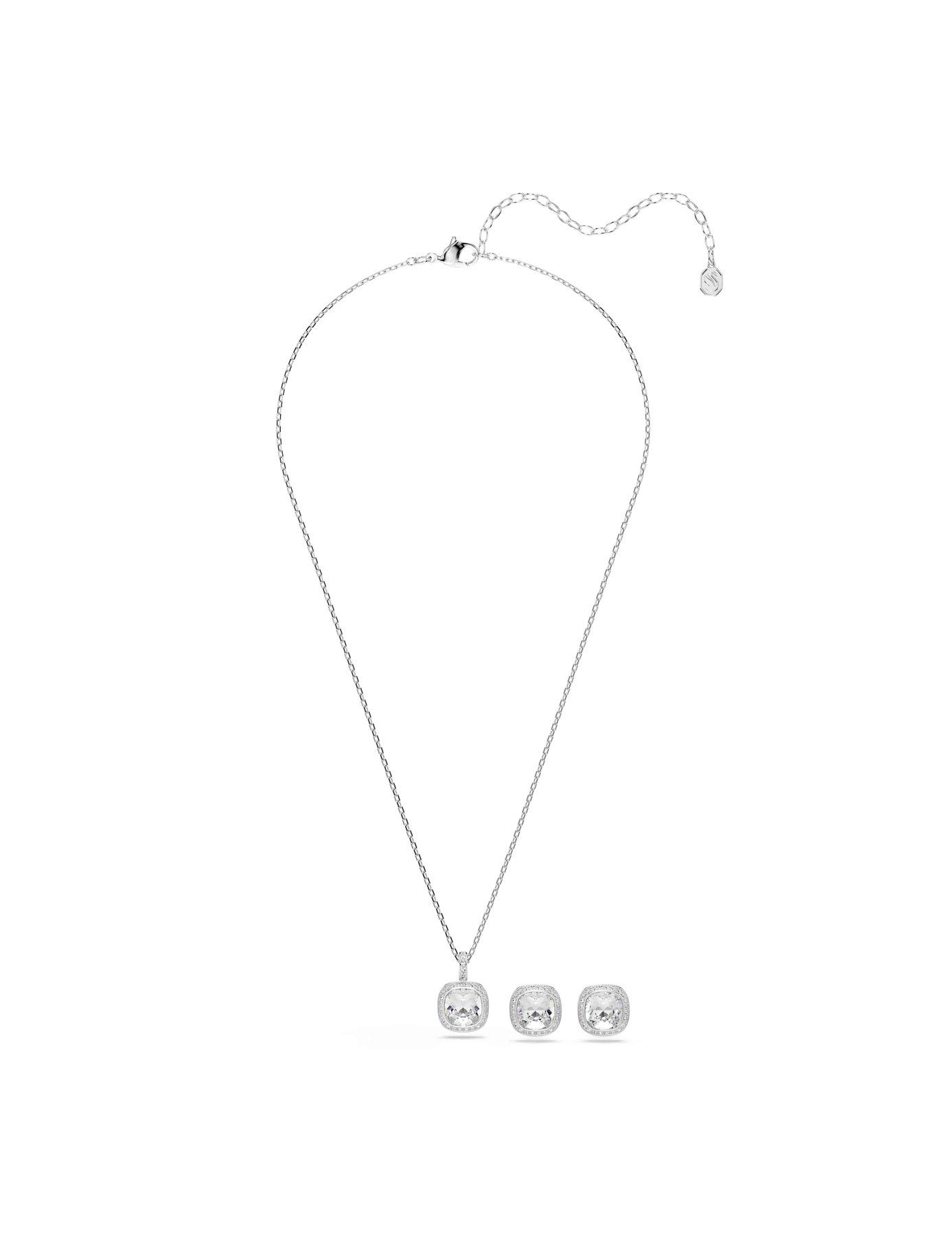 Image 3 of 7 of Swarovski Una Angelic Set - Silver