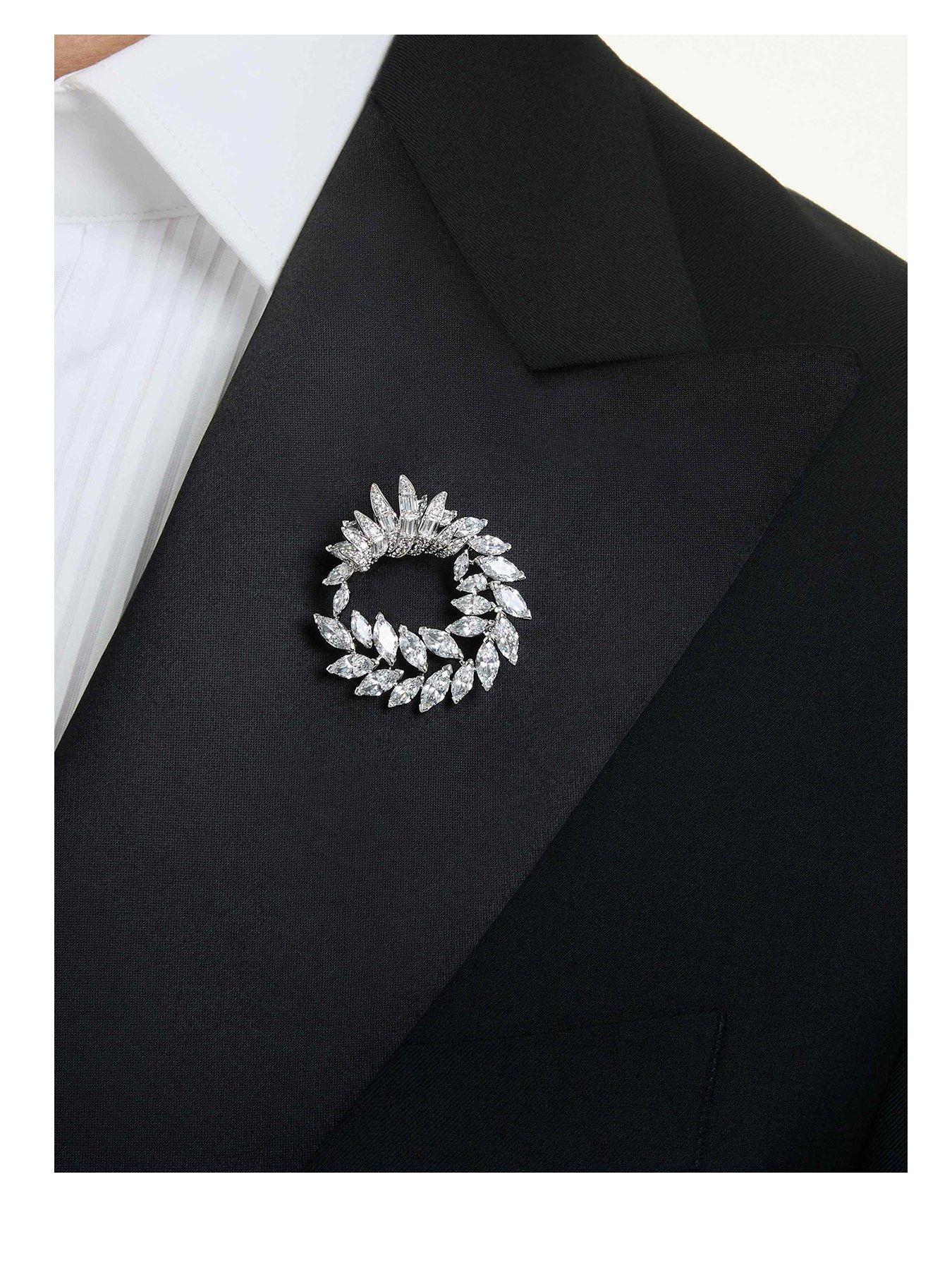 Image 1 of 5 of Swarovski Mesmera Brooch - Silver