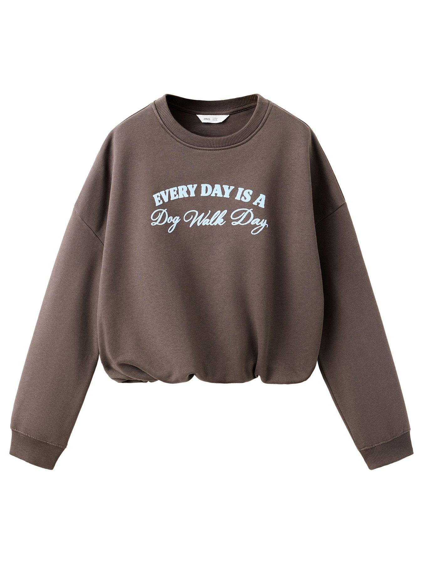 Image 1 of 4 of Mango Girls Dog Walk Sweat - Brown