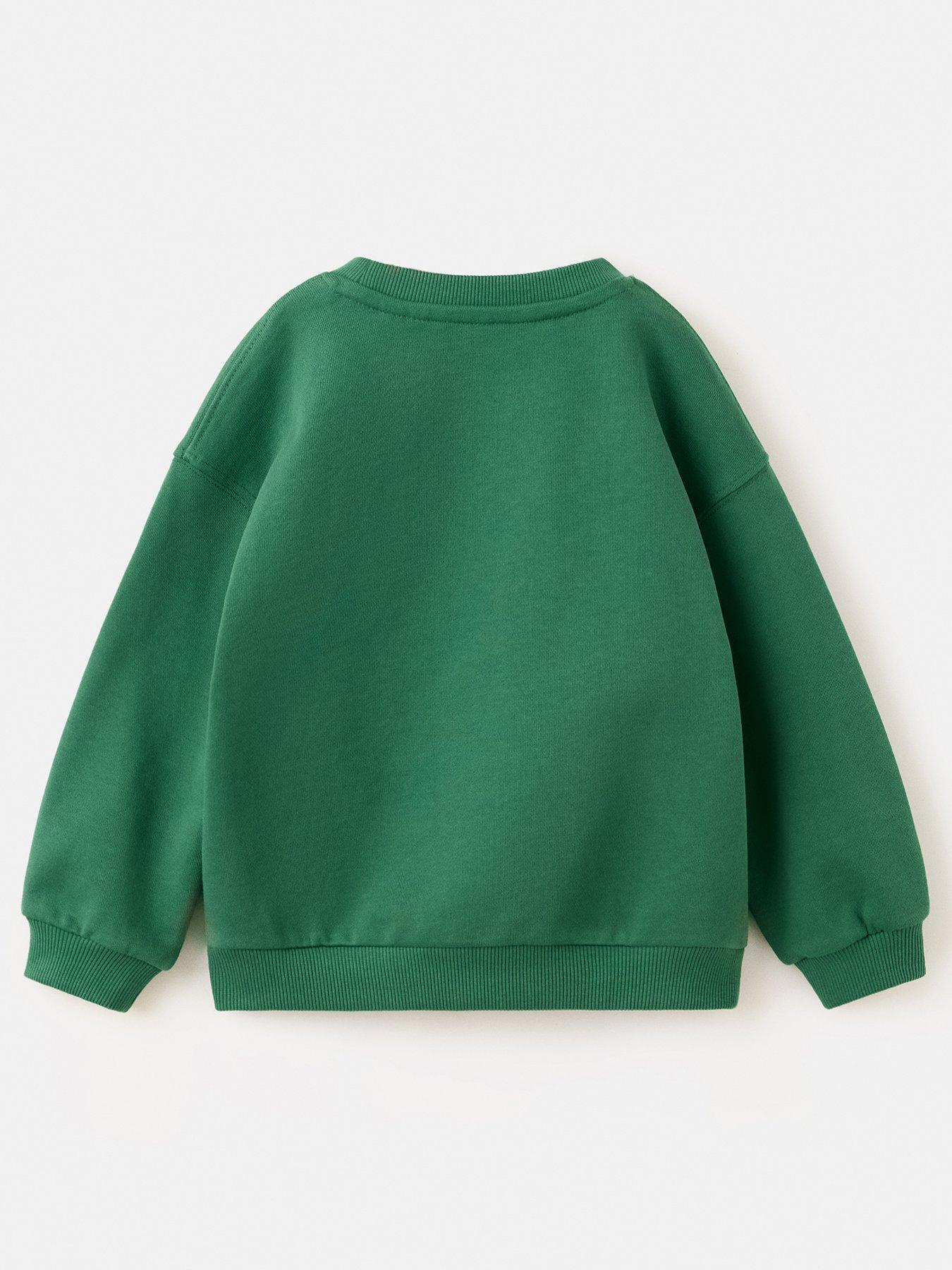 Image 3 of 5 of Mango Younger Girls Hello Kitty Tennis Sweatshirt - Green