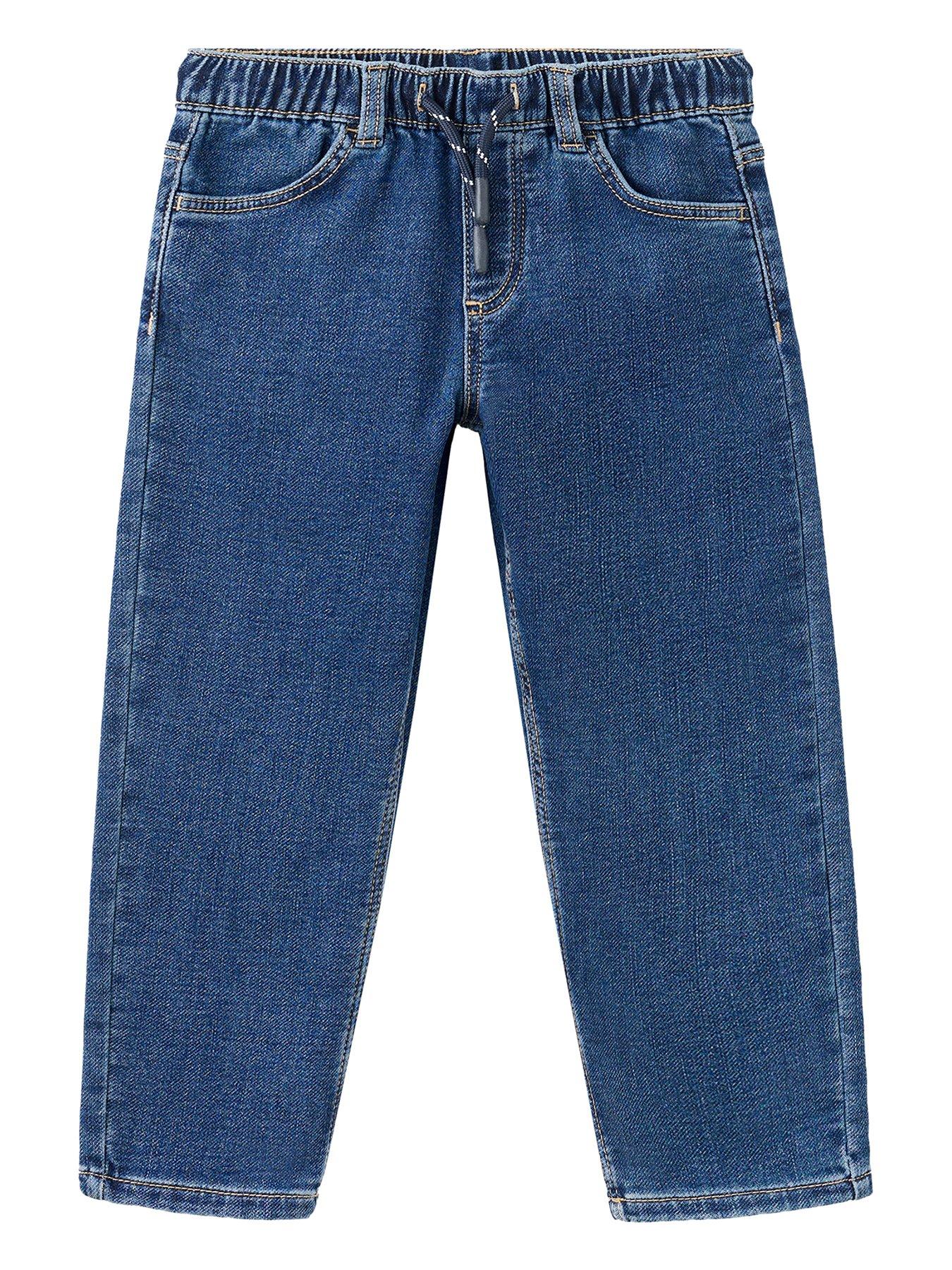 Mango Younger Boys Pablo Jeans - Dark Blue