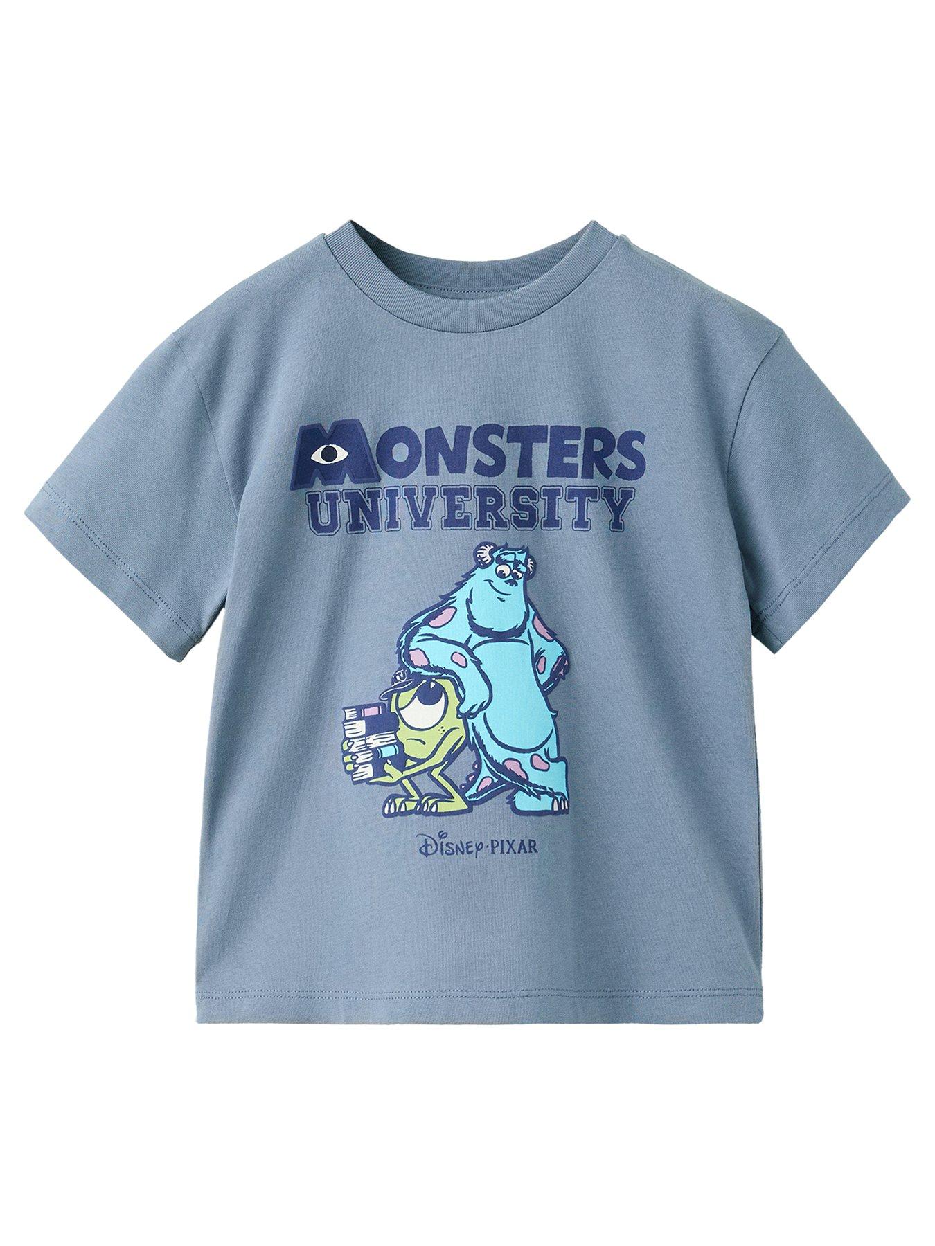 Mango Younger Boys Monsters Inc Short Sleeve T-Shirt - Blue
