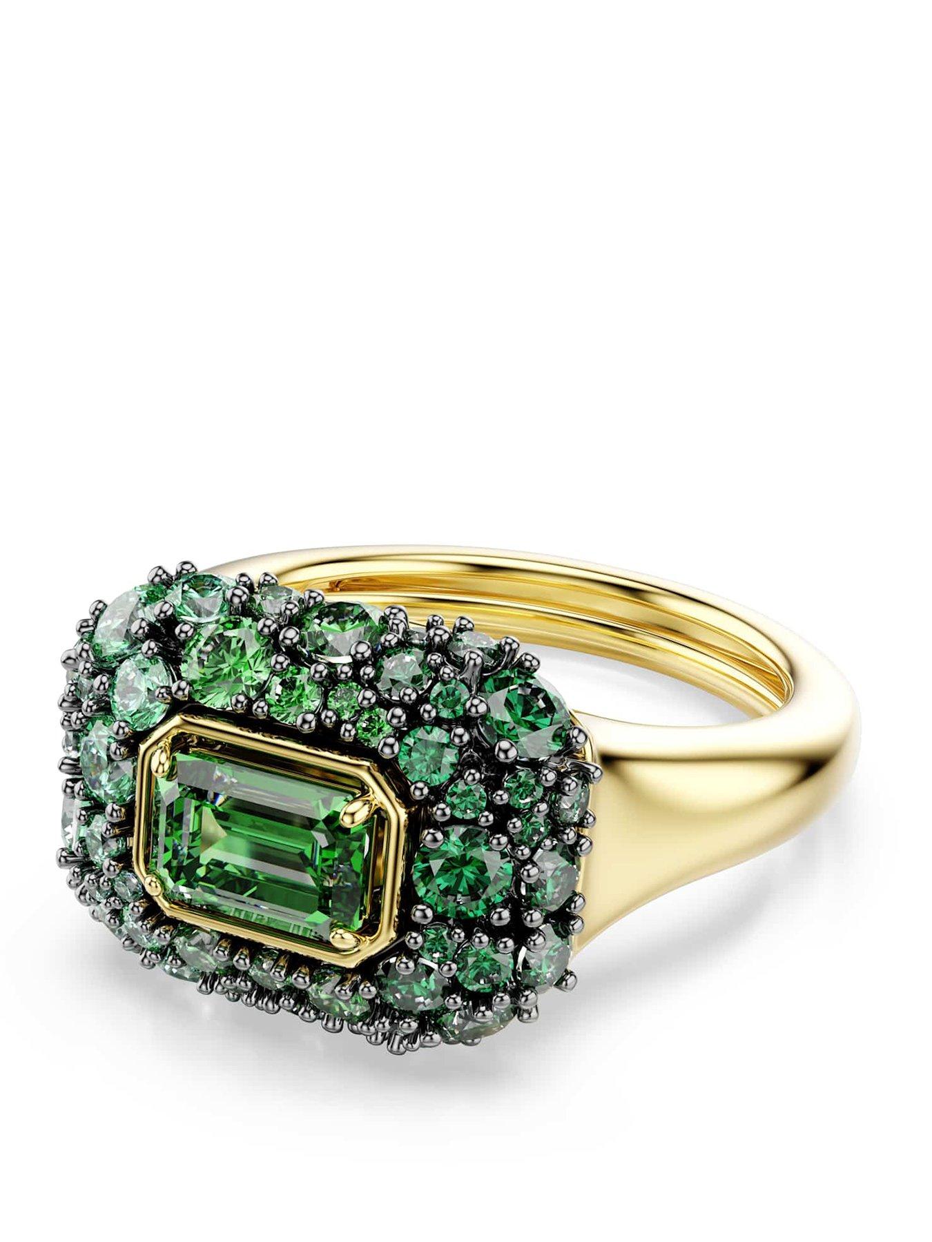 Image 1 of 5 of Swarovski Sublima Cocktail Ring - Gold
