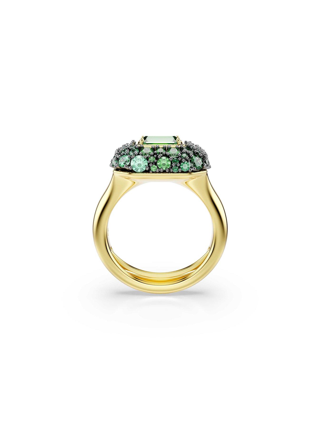 Image 4 of 5 of Swarovski Sublima Cocktail Ring - Gold