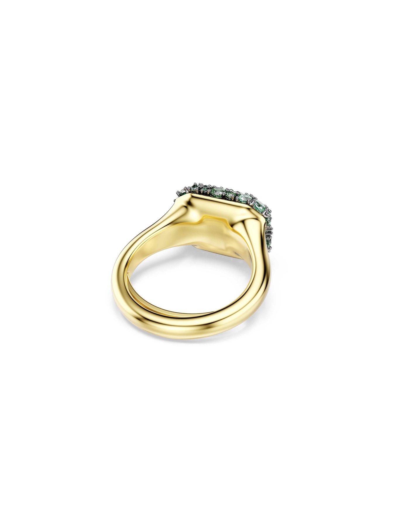 Image 5 of 5 of Swarovski Sublima Cocktail Ring - Gold