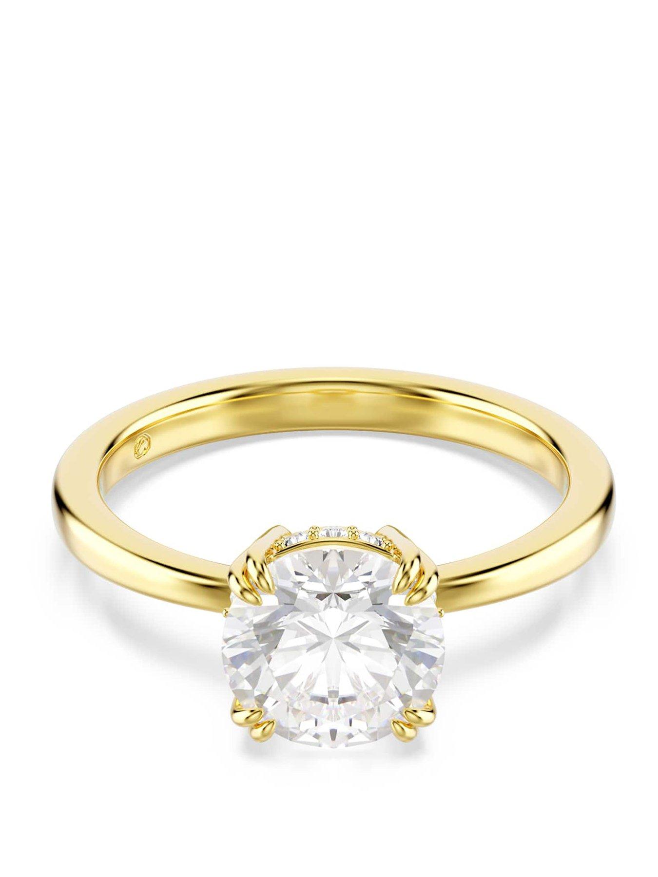 Swarovski Stilla Cocktail Ring - Gold