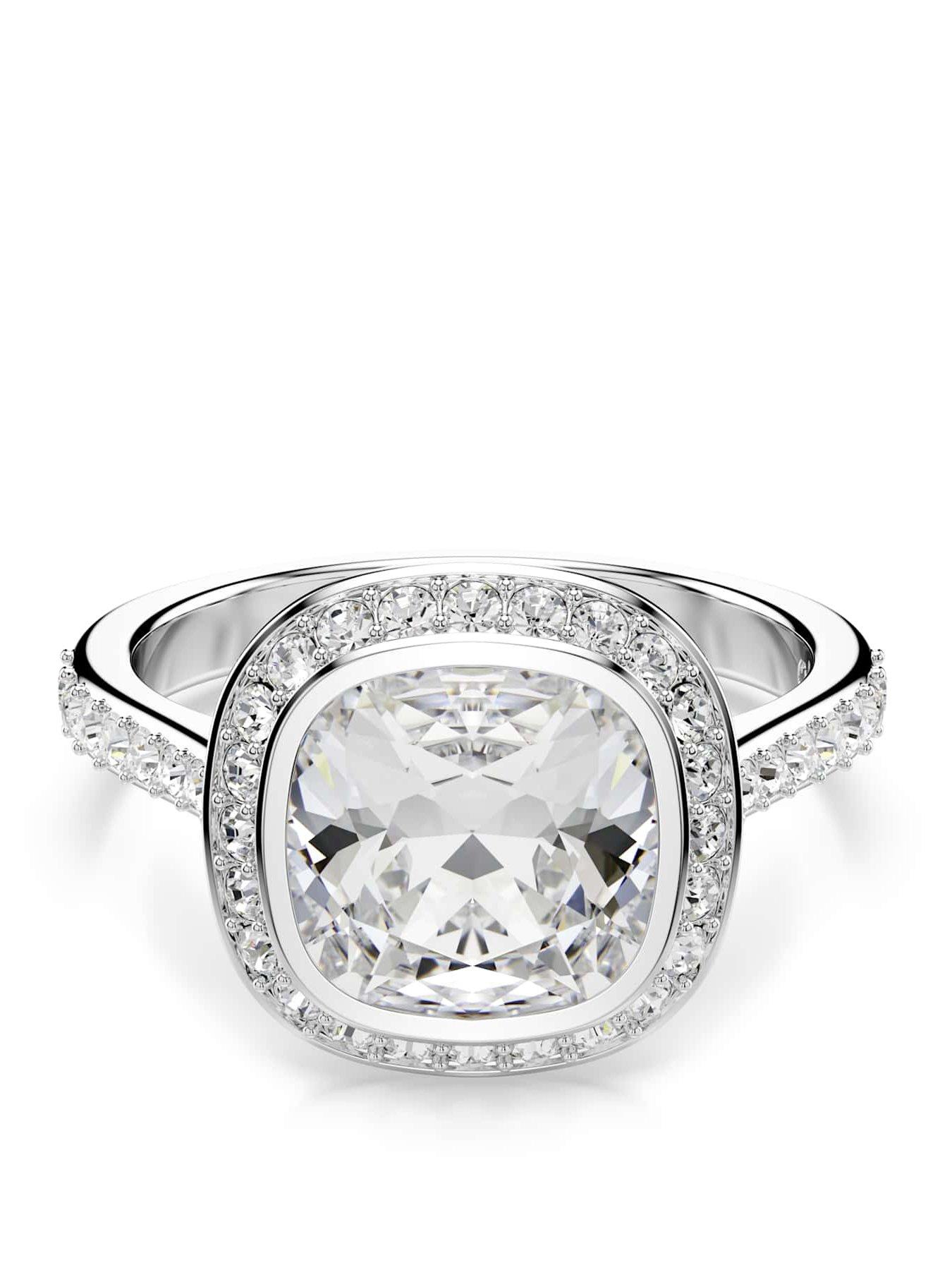 Swarovski Una Angelic Halo Ring - Silver