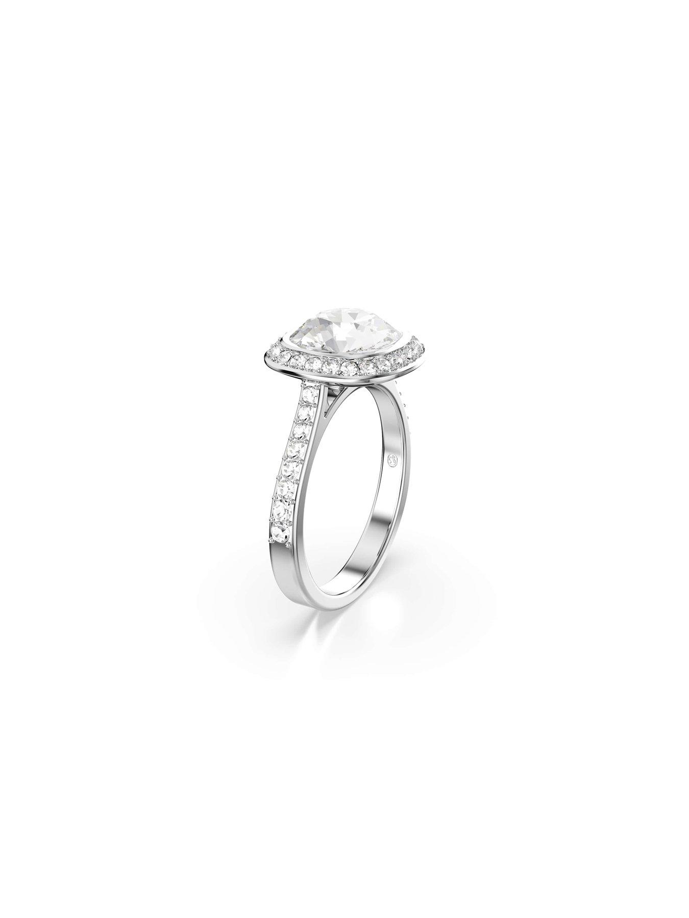 Image 3 of 5 of Swarovski Una Angelic Halo Ring - Silver