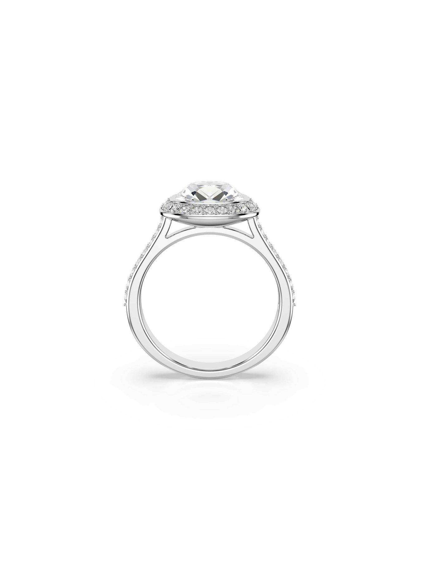 Image 4 of 5 of Swarovski Una Angelic Halo Ring - Silver