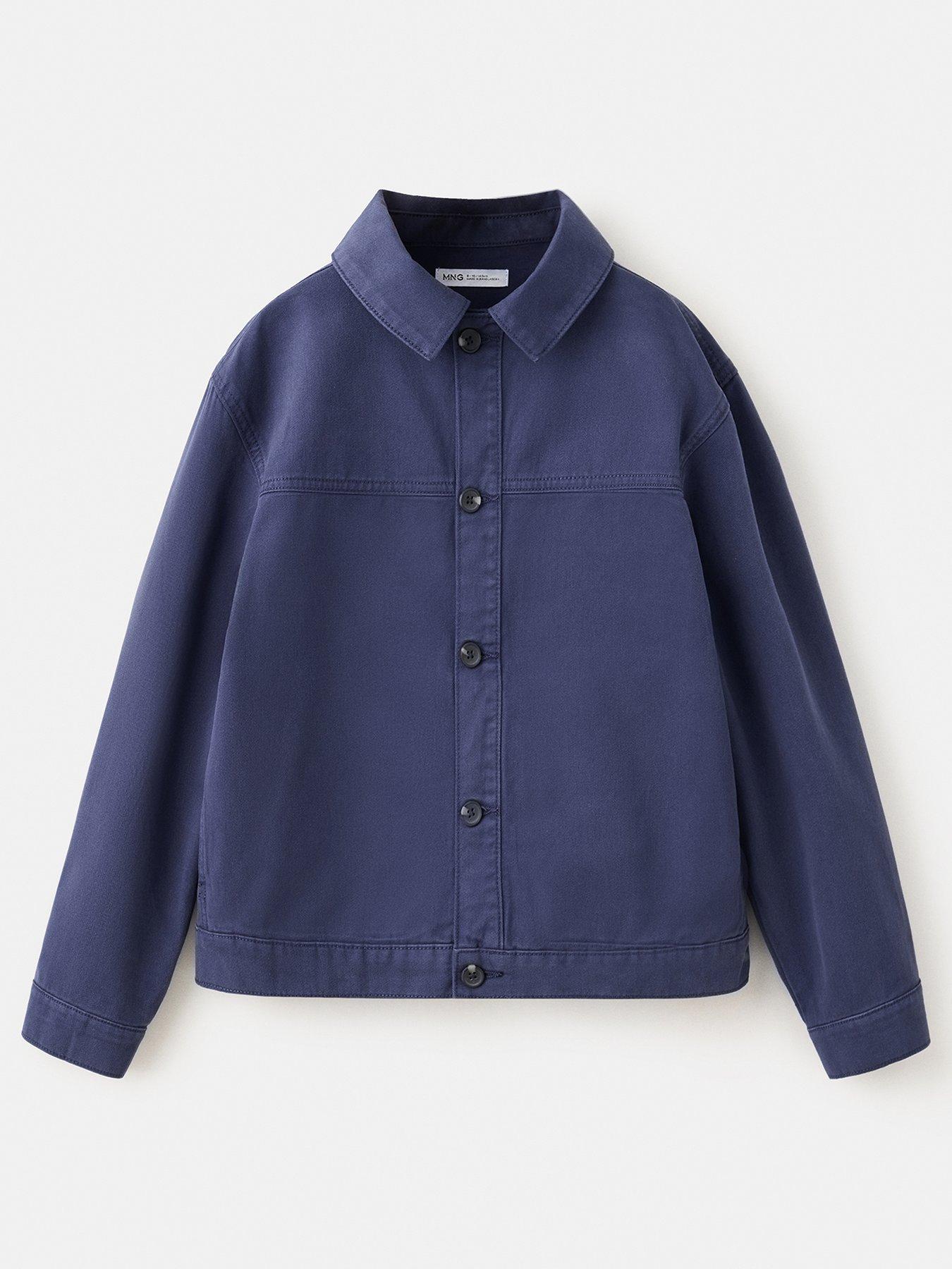 Mango Boys Heritage Jacket - Navy