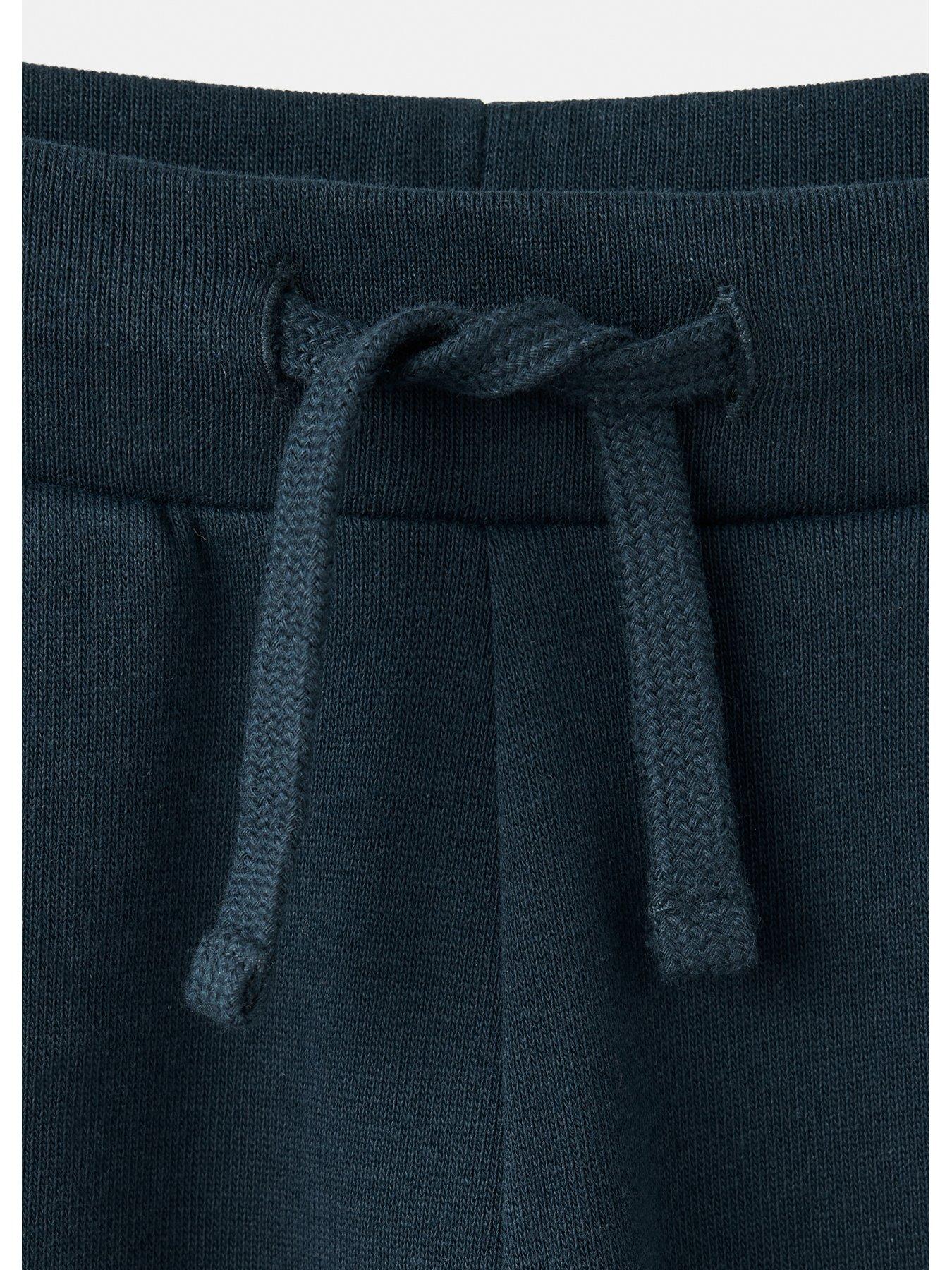 Image 3 of 4 of Mango Girls Flared Drawstring Joggers - Navy
