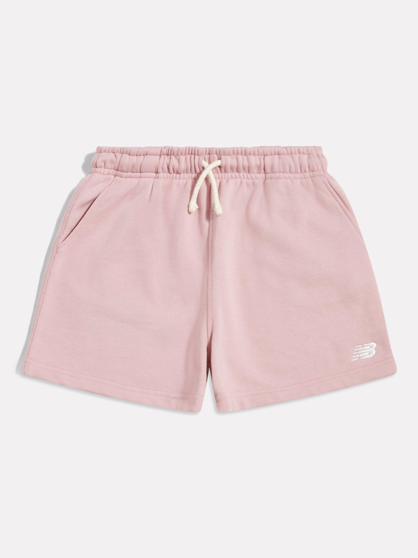 Image 6 of 7 of New Balance Junior Girls Ft Small Logo Short - Pink