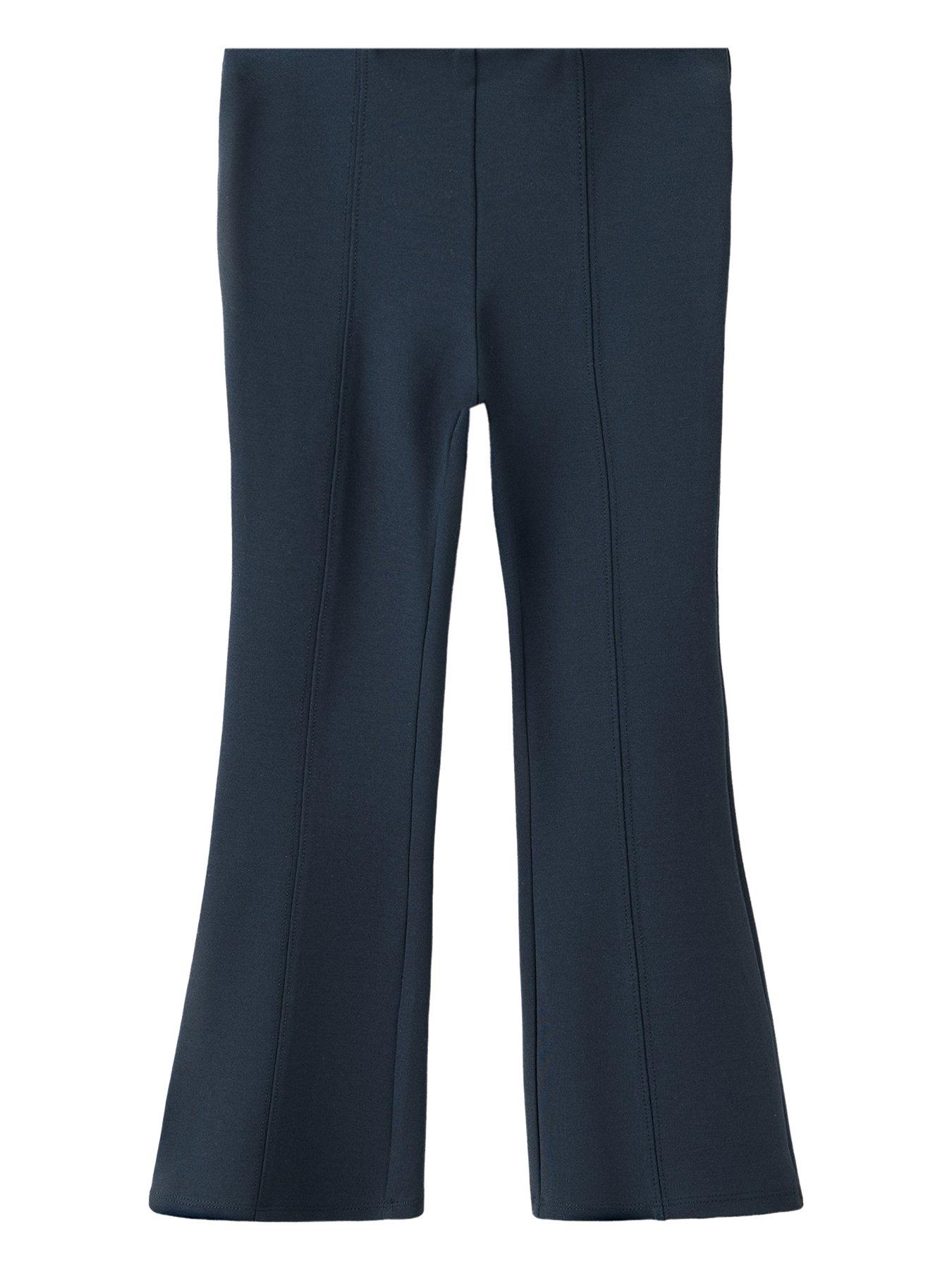 Mango Younger Girls Flared Leggings - Navy
