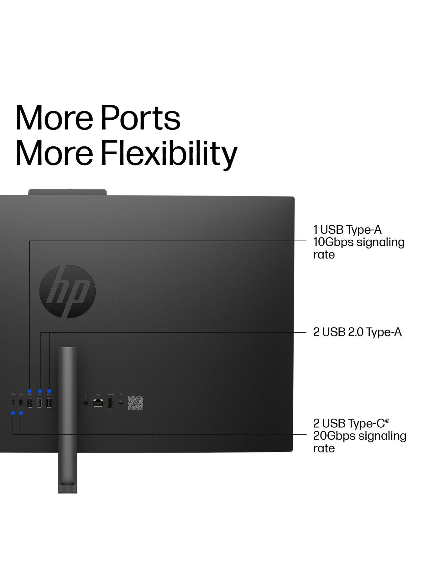 Image 2 of 7 of HP OmniStudio 27-cu0010na AiO Desktop - Intel Core 5 - 8GB RAM - 512GB SSD  - 27in FHD(1920x1080) IPS  - White