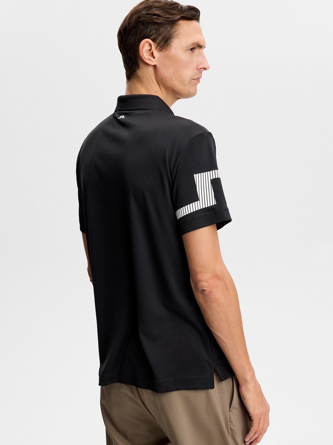 Image 2 of 5 of J LINDEBERG Mens Golf Heath Polo - Black