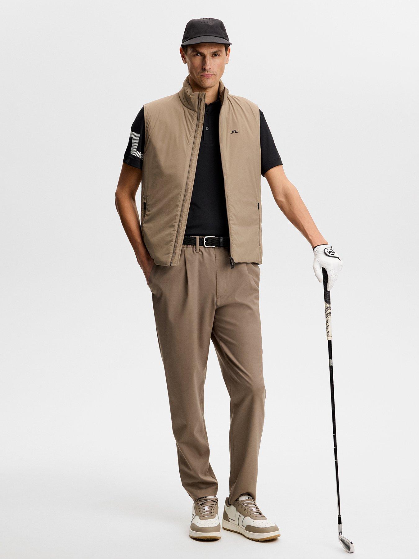Image 3 of 5 of J LINDEBERG Mens Golf Heath Polo - Black