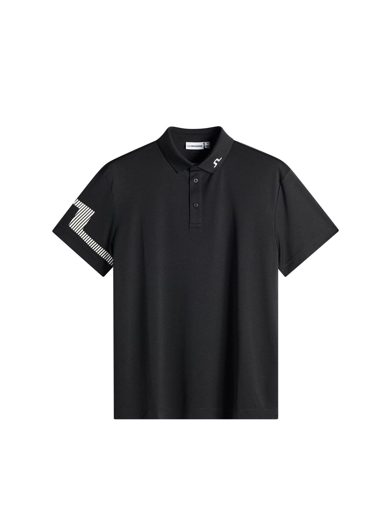 Image 5 of 5 of J LINDEBERG Mens Golf Heath Polo - Black