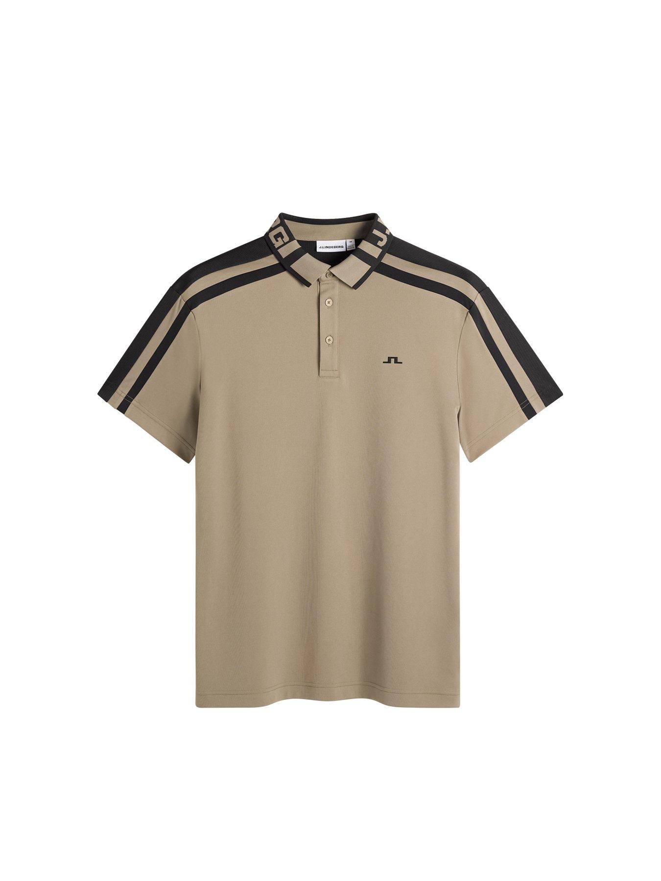 Image 5 of 5 of J LINDEBERG Mens Golf Bozak Polo - Brown