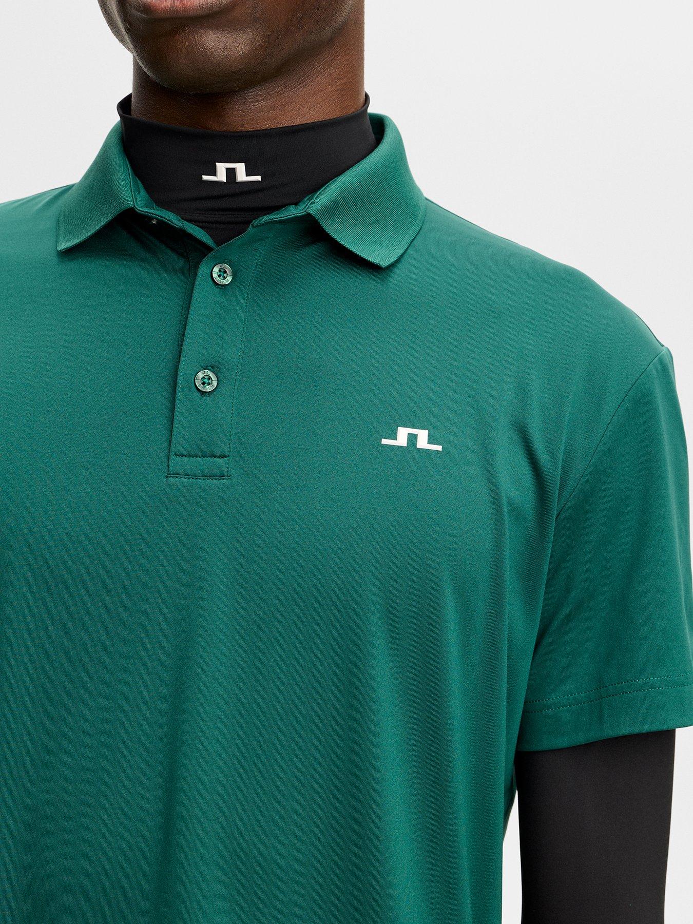Image 4 of 5 of J LINDEBERG Mens Golf Bridge Polo - Green