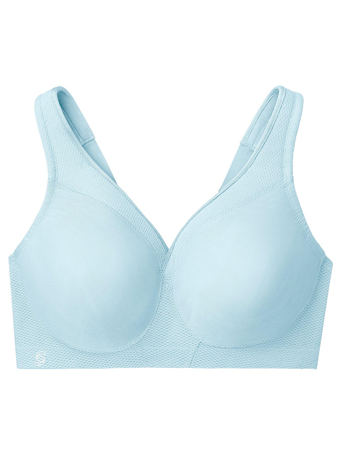 Image 4 of 6 of Glamorise Glamorise 1006 Sport Bra (second Sizes) - Frosted Aqua
