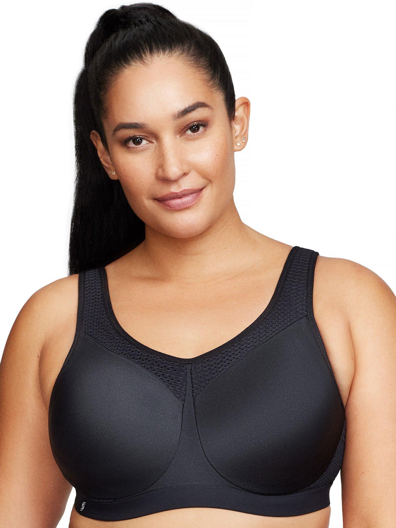 Glamorise Glamorise 9066 Sport Bra (second Sizes) - Black
