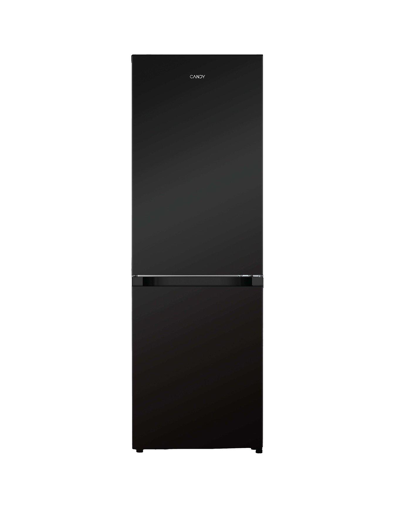 Candy CCG1L314EBK -144cm Small Fridge Freezer - Low Frost - Black