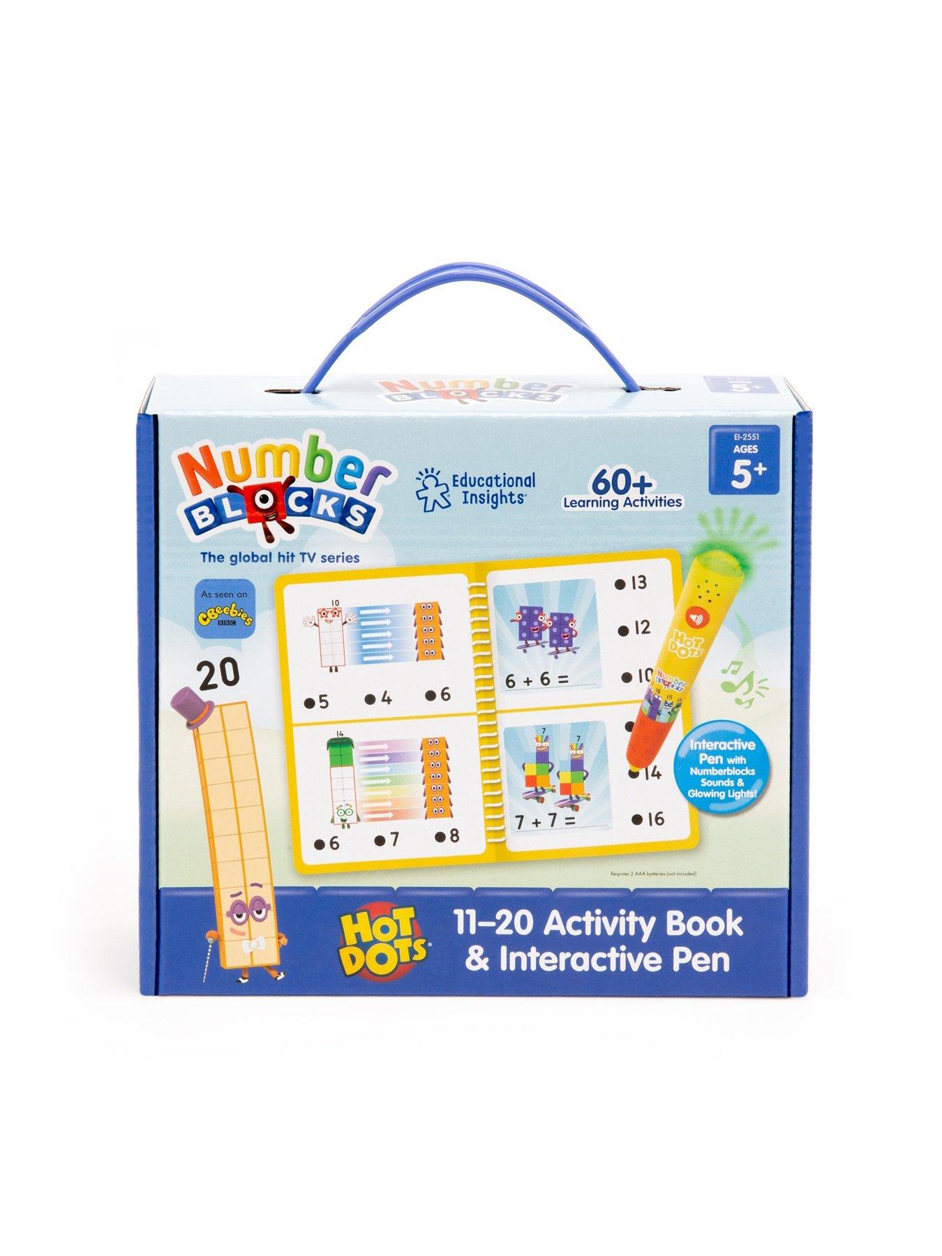 Image 3 of 7 of LEARNING RESOURCES Hot Dots Numberblocks 11-20 Activity Book &amp; Interactive Pen