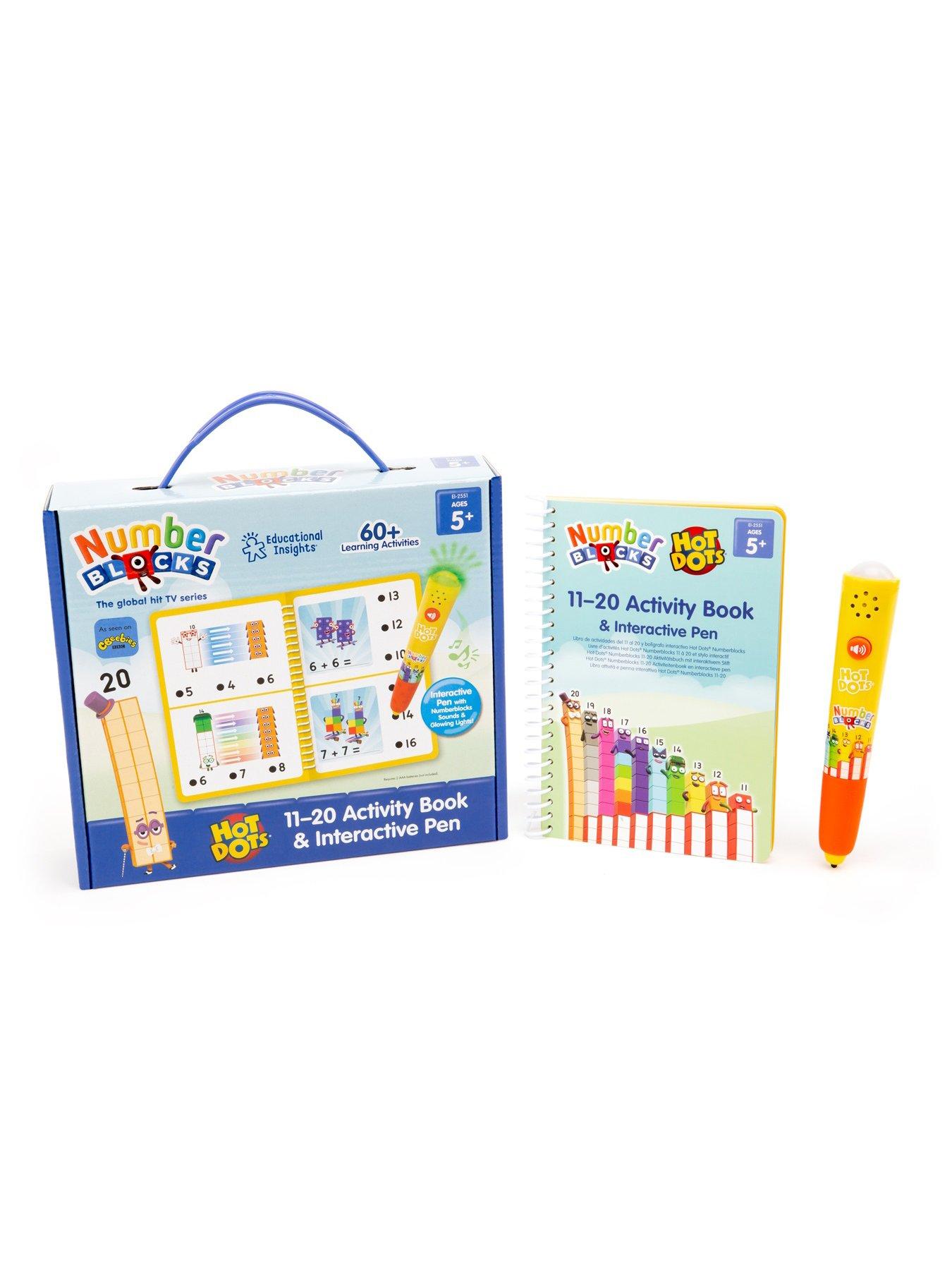 Image 4 of 7 of LEARNING RESOURCES Hot Dots Numberblocks 11-20 Activity Book &amp; Interactive Pen