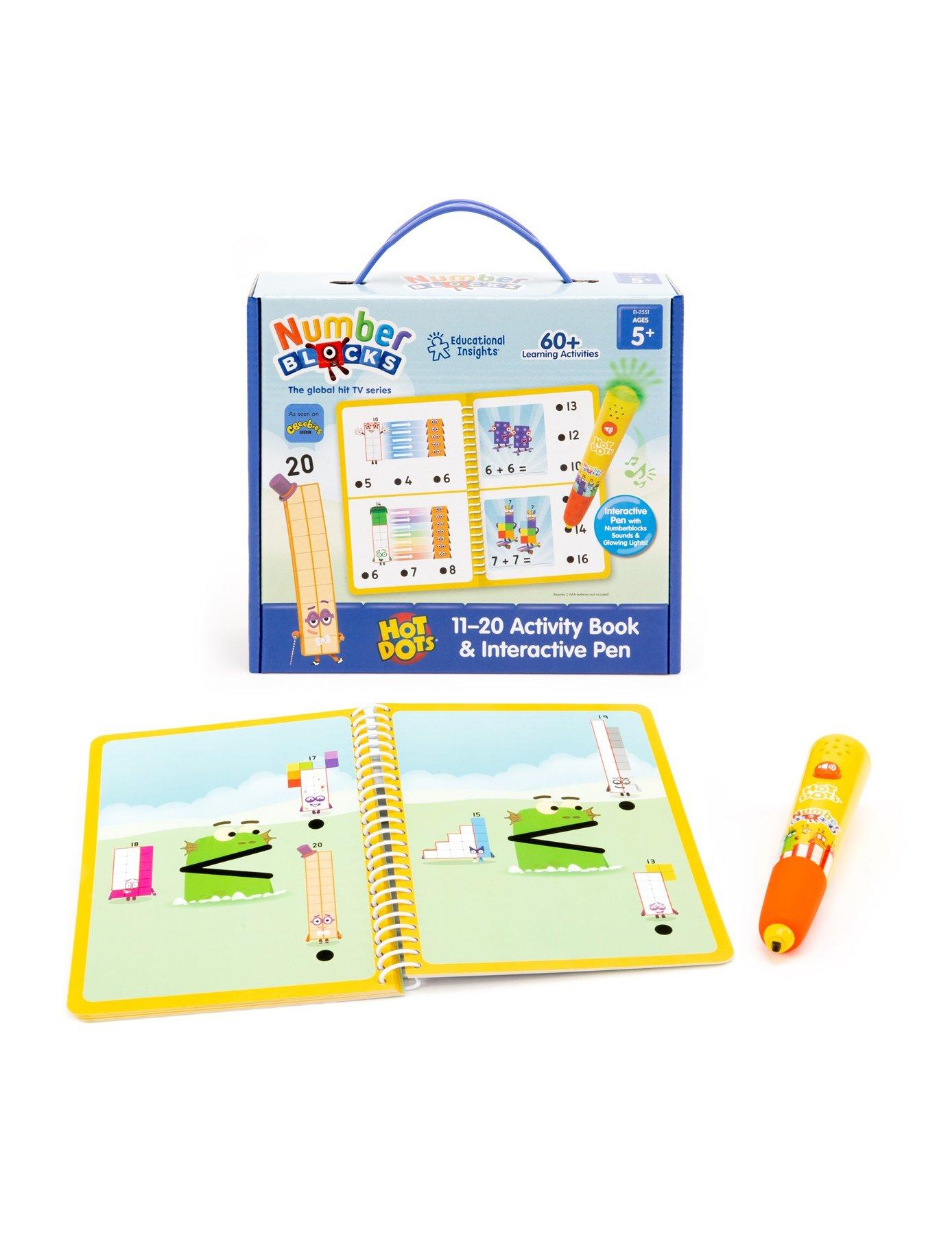 Image 5 of 7 of LEARNING RESOURCES Hot Dots Numberblocks 11-20 Activity Book &amp; Interactive Pen