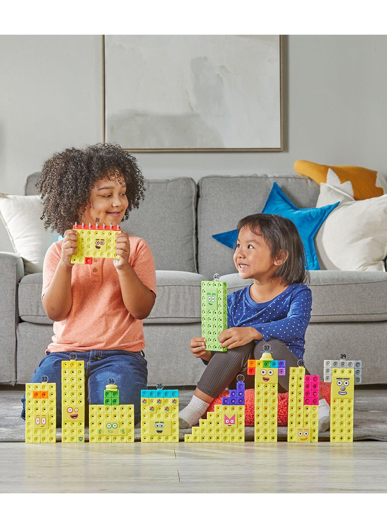 LEARNING RESOURCES MathLink Cubes Numberblocks Activity Set 31-40