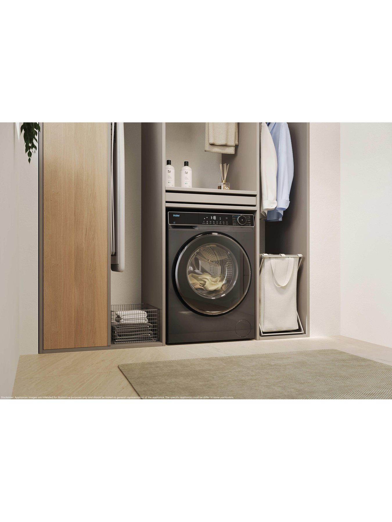 Image 6 of 7 of Haier X Series 5 HW90BP14357GTUUK 9kg Washing Machine with 1400 rpm spin, WiFi Connected, A Rated - Graphite