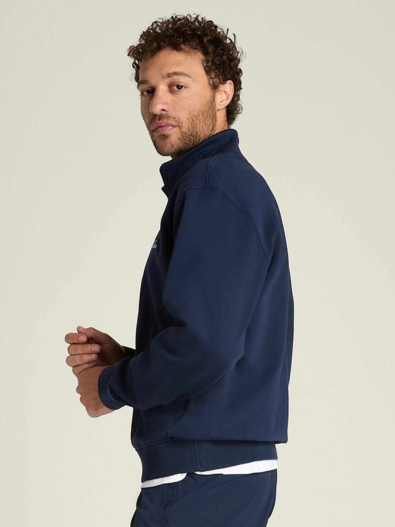 Image 4 of 4 of Wilson Mens Playstate Quarter-Zip Sweatshirt - Navy