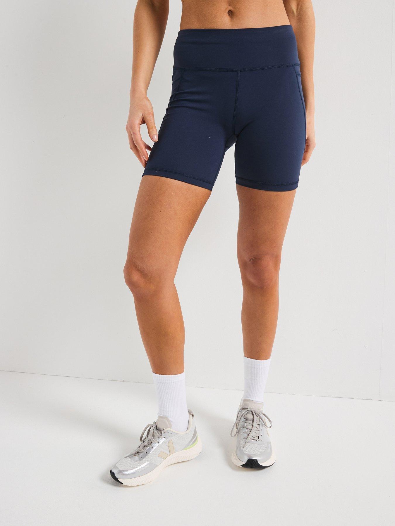Sweaty Betty Womens Training Power 6 Inch Biker Shorts - Navy