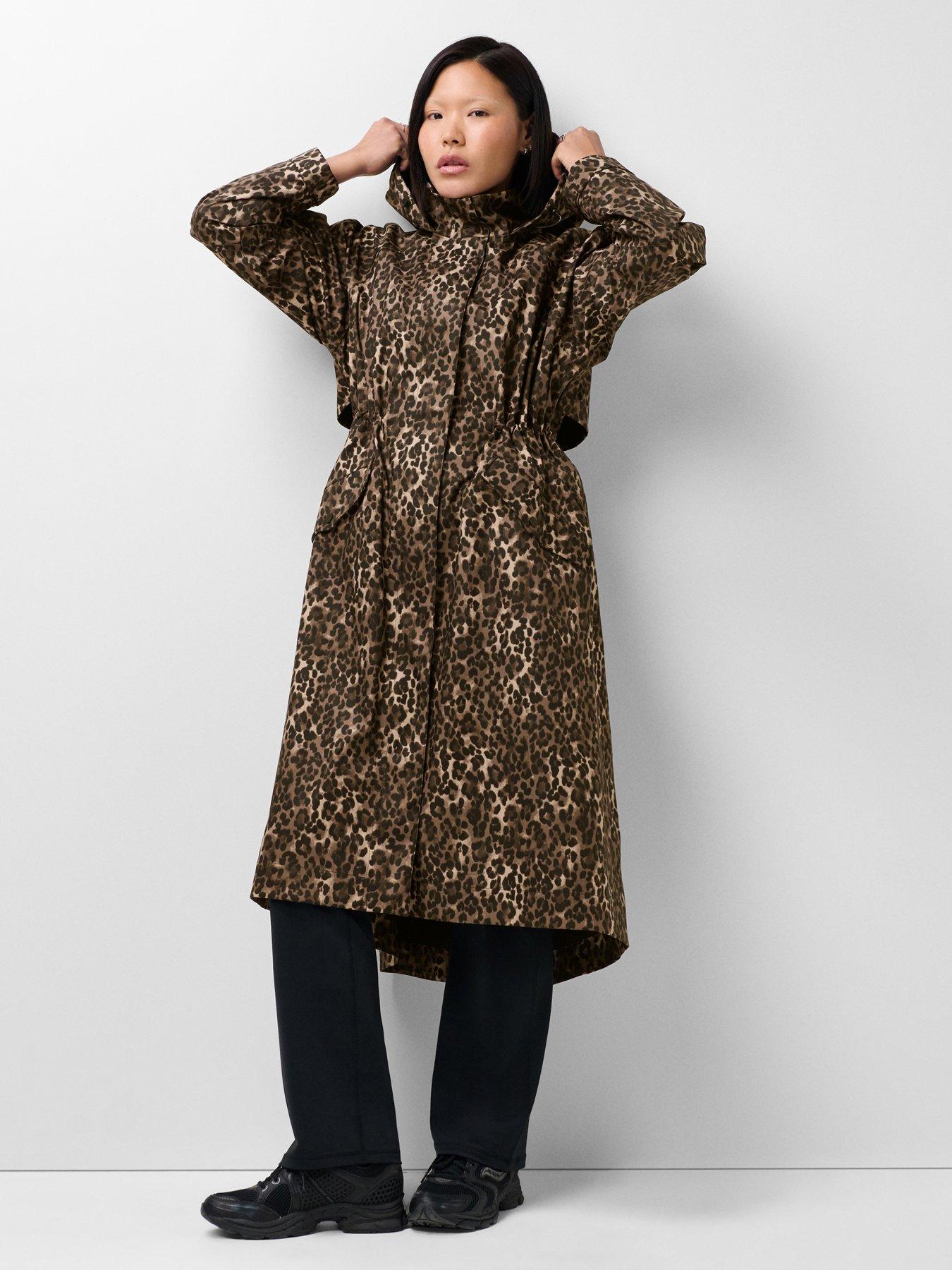 Image 1 of 5 of Sweaty Betty Womens Motion Waterproof Longline Parka - Brown