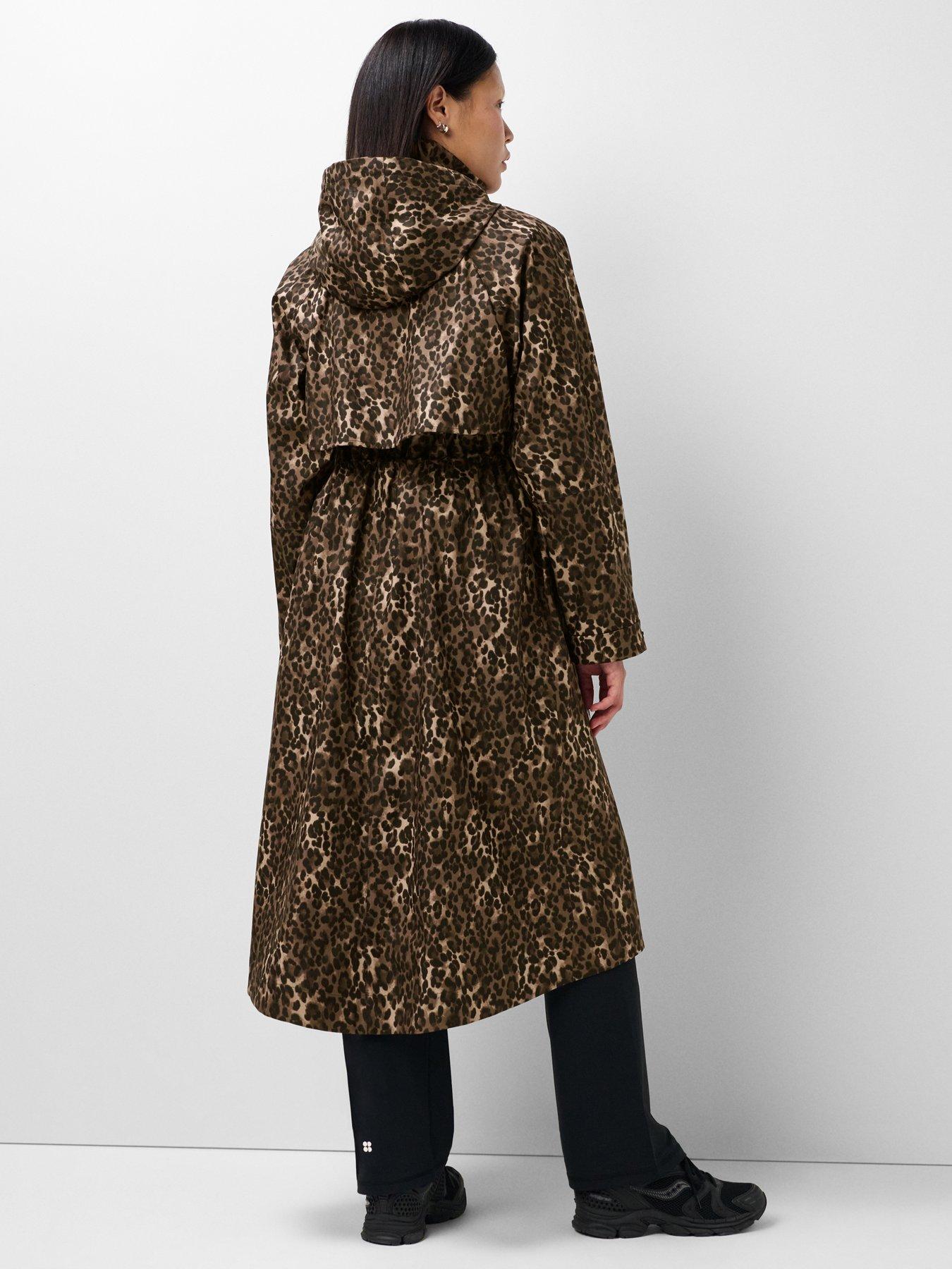 Image 2 of 5 of Sweaty Betty Womens Motion Waterproof Longline Parka - Brown