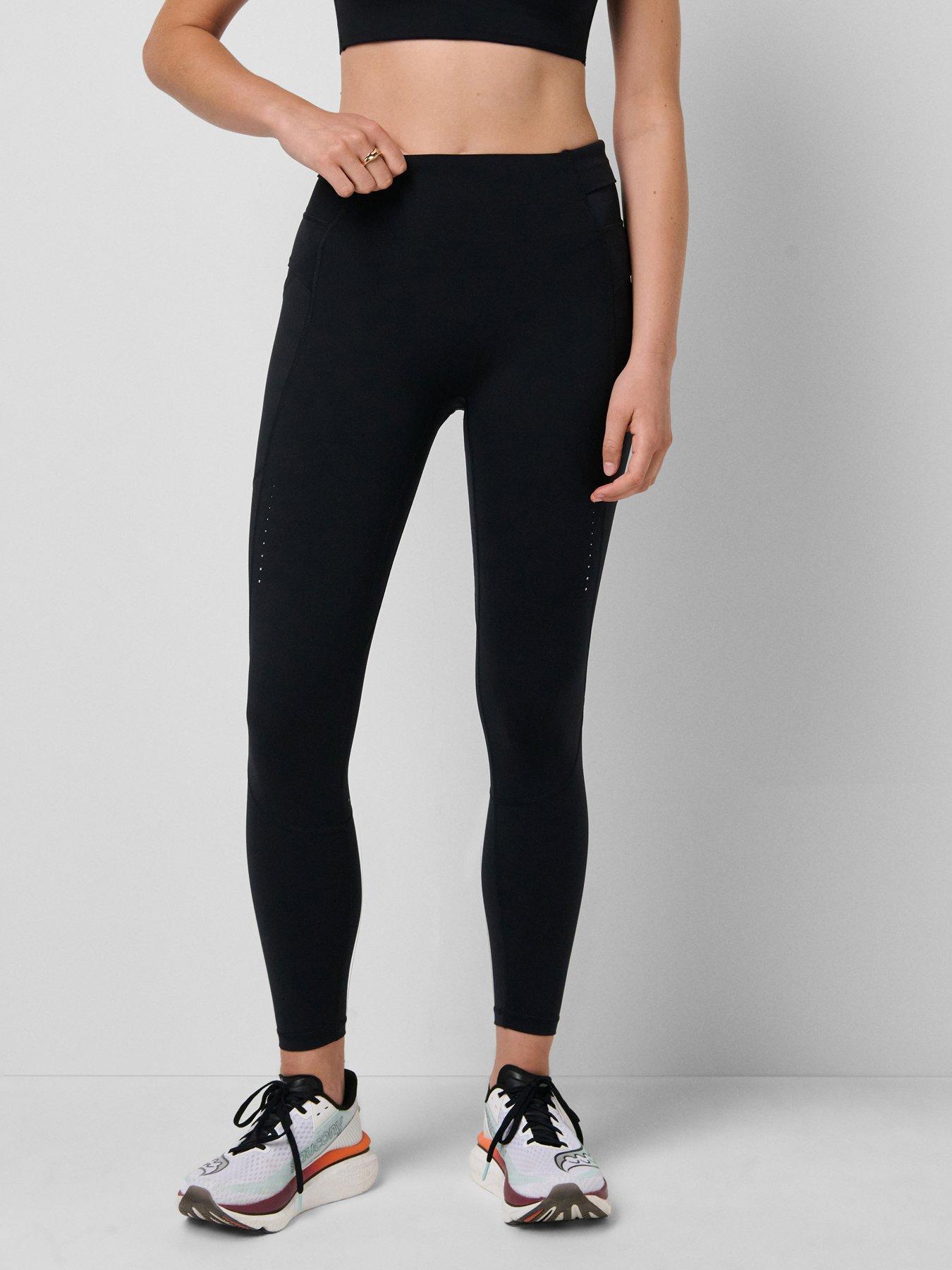 Image 1 of 6 of Sweaty Betty Womens Running Runner's High 7/8 Leggings - Black