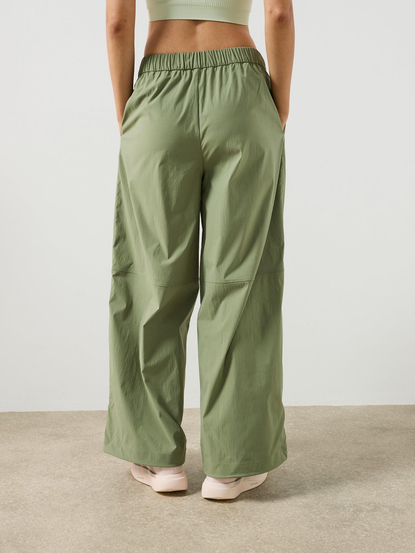 Image 2 of 6 of Sweaty Betty Womens Wide Leg Elasticated Waist Joggers - Green