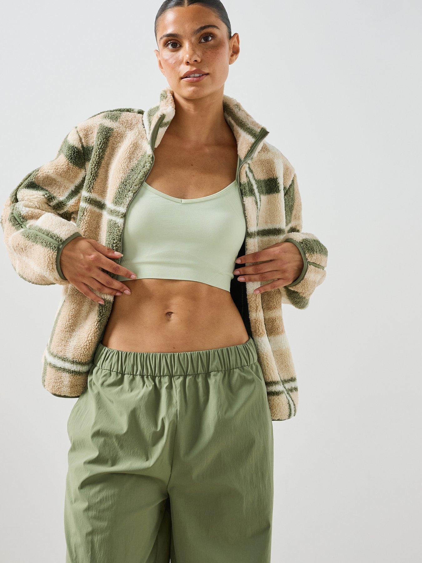 Image 4 of 6 of Sweaty Betty Womens Wide Leg Elasticated Waist Joggers - Green