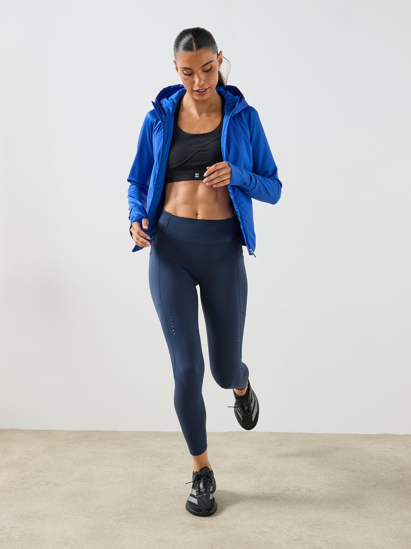 Image 3 of 6 of Sweaty Betty Womens Running Limitless Run Jacket - Blue