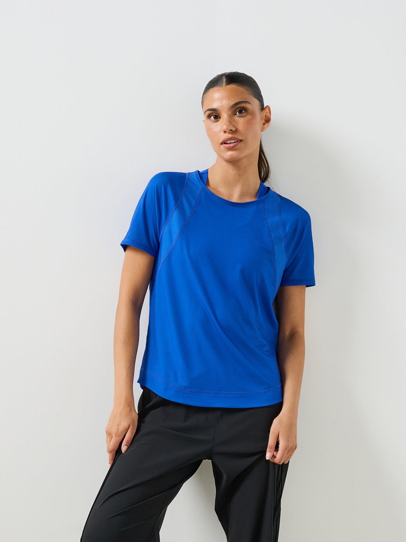 Sweaty Betty Womens Training Breathe Easy Mesh T-shirt - Blue