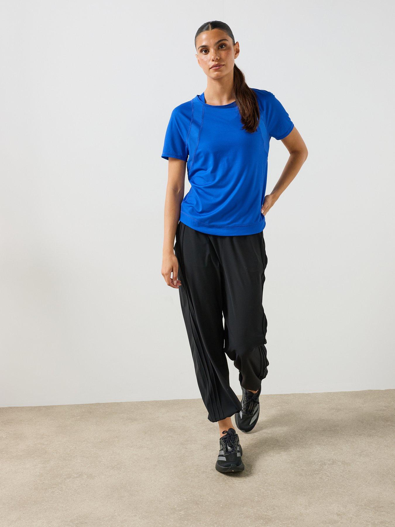 Image 3 of 6 of Sweaty Betty Womens Running Breathe Easy Mesh T-shirt - Blue
