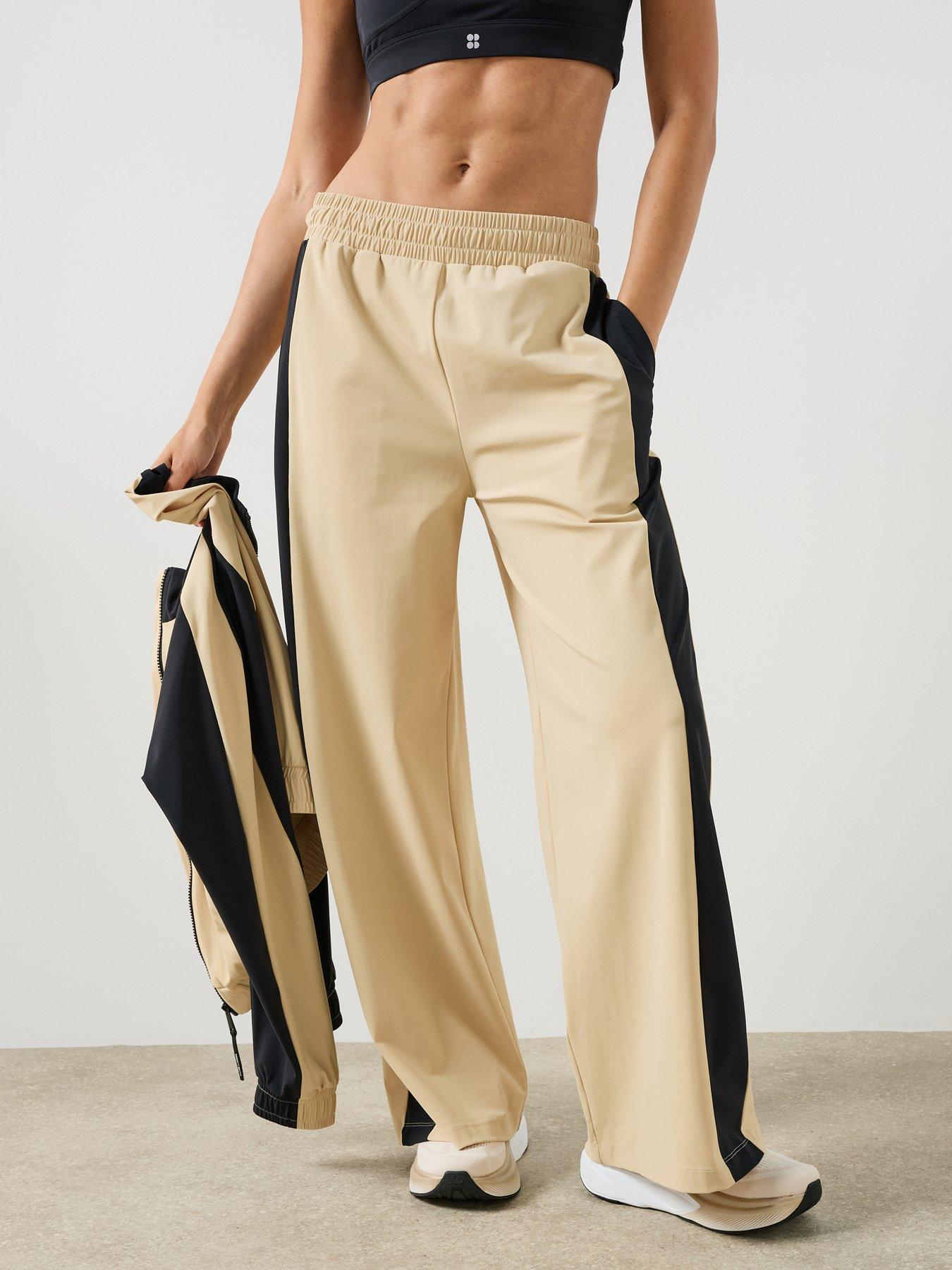 Sweaty Betty Womens Training Explorer Colour Block Regular Trouser - Beige