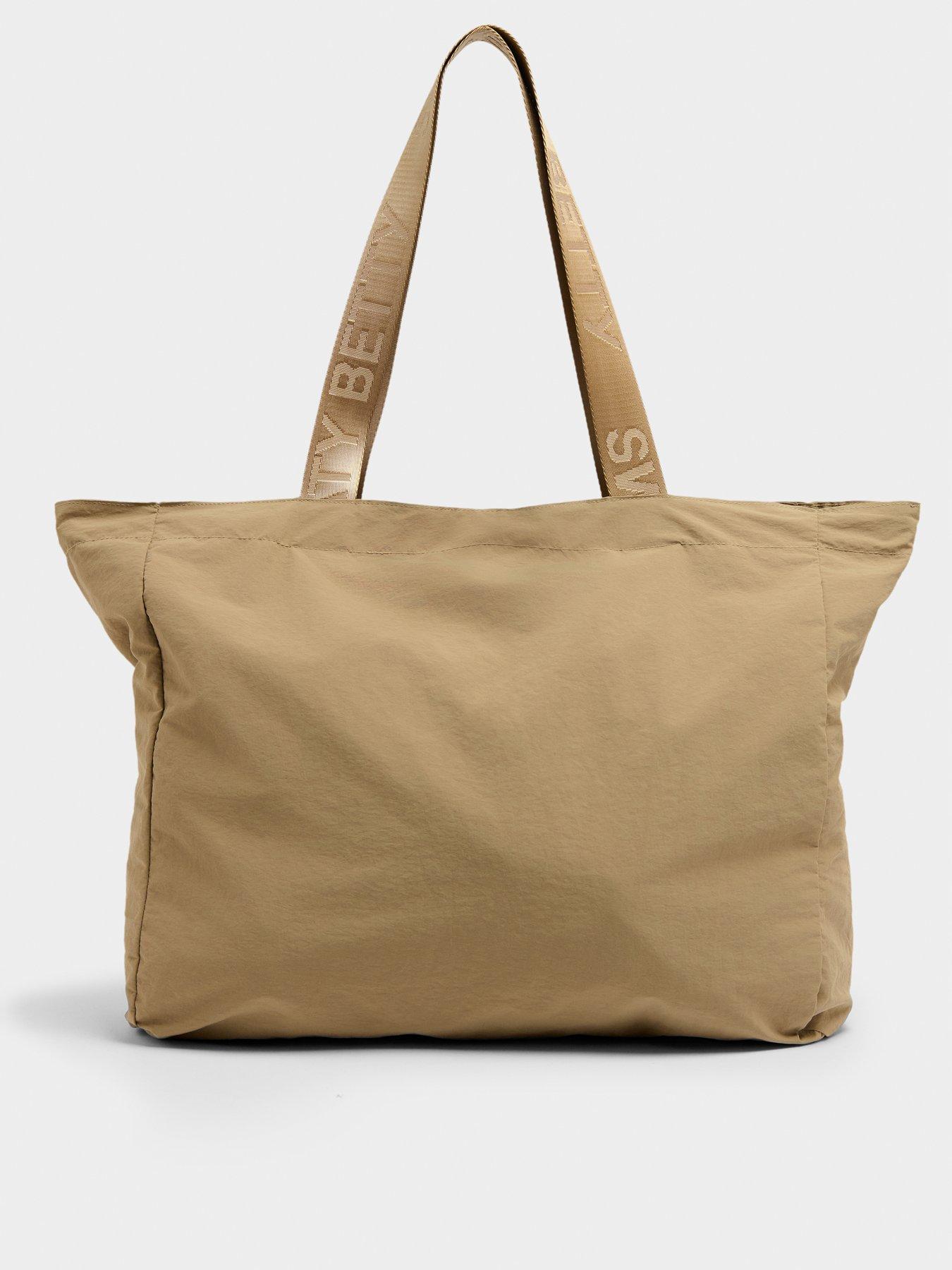 Image 2 of 5 of Sweaty Betty Womens Training Nylon Ruched Tote Bag - Beige