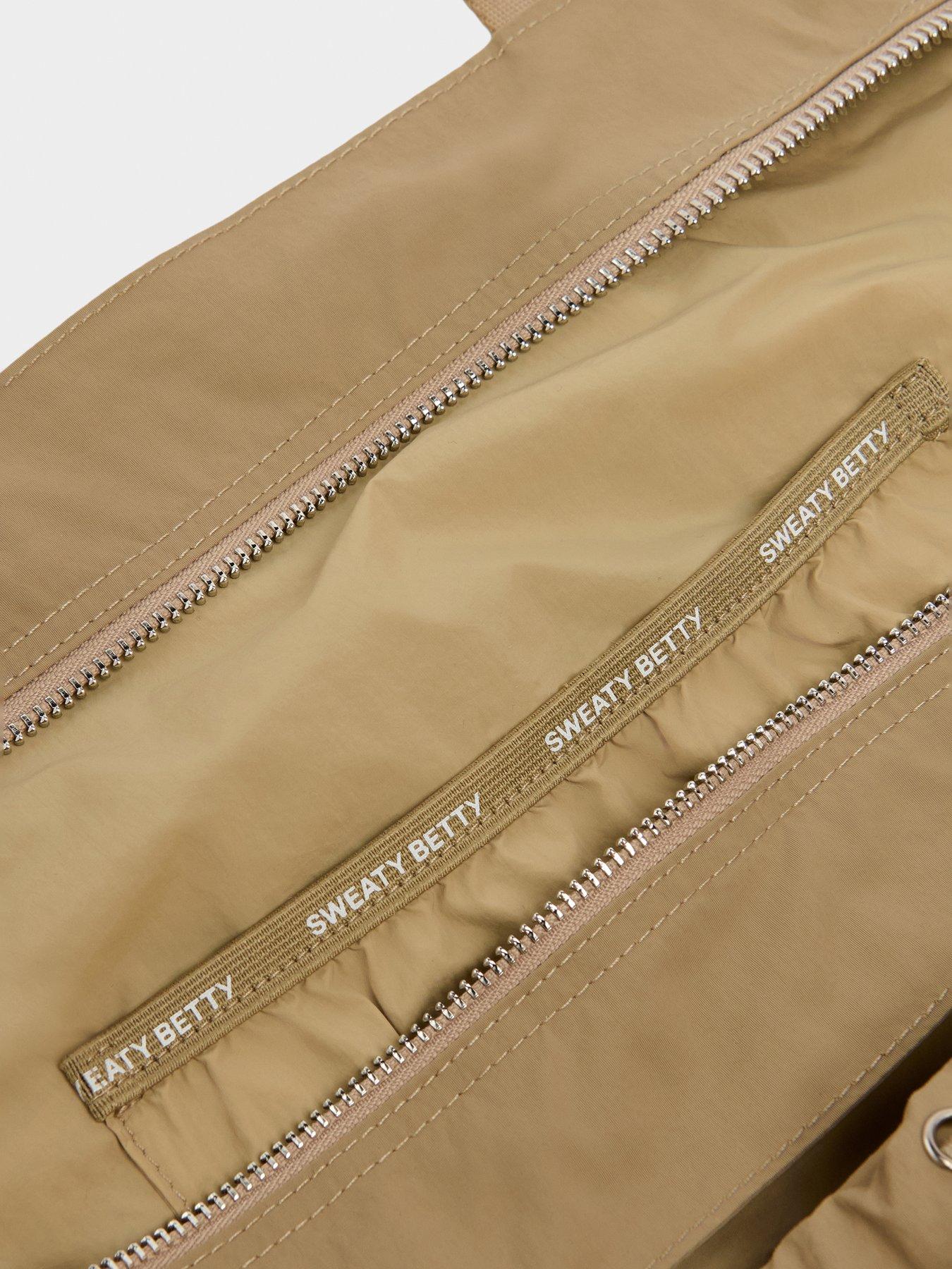 Image 4 of 5 of Sweaty Betty Womens Training Nylon Ruched Tote Bag - Beige