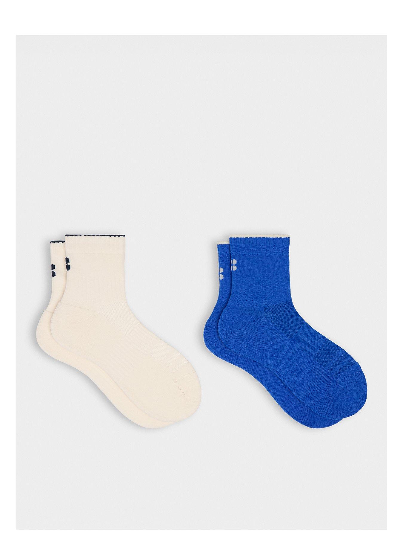 Sweaty Betty Womens Running Crew Running Socks 2 Pack - Blue