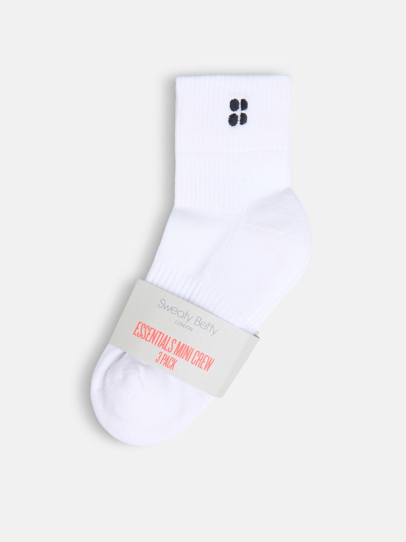 Image 2 of 3 of Sweaty Betty Womens Training Essentials Mini Crew Sock - White