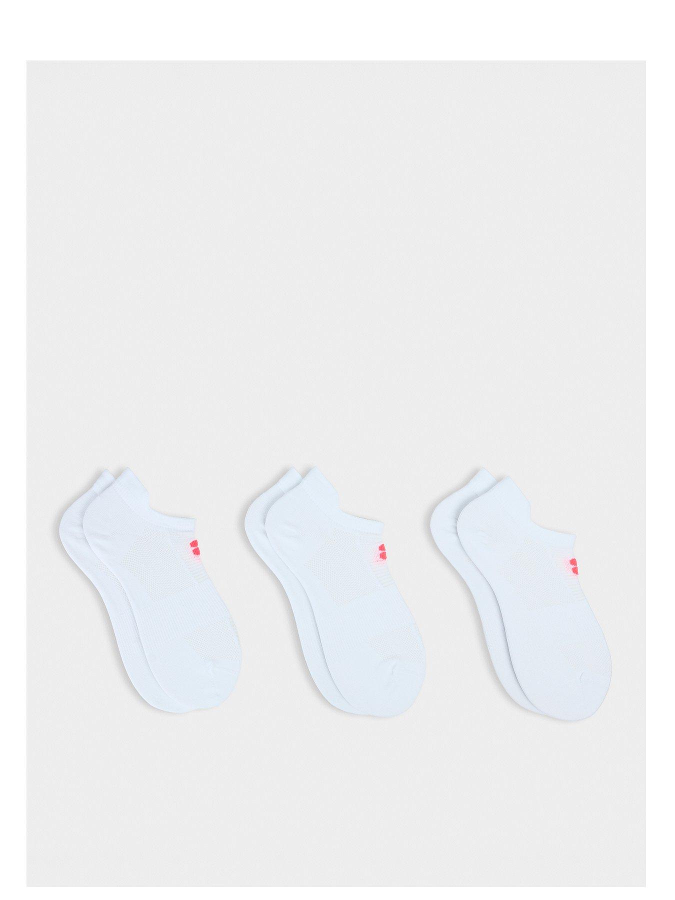 Sweaty Betty Womens Training Lightweight Trainer Socks 3 Pack - White