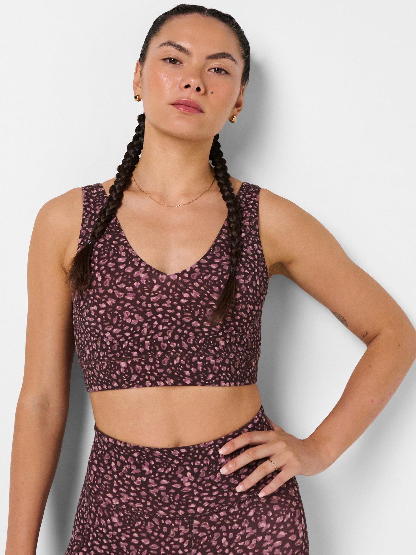 Sweaty Betty Womens Training Ultimate Studio Voop Bra - Brown